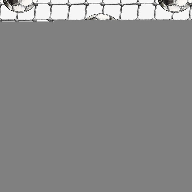 Goalbound Soccer Balls and Nets Cotton Fabric