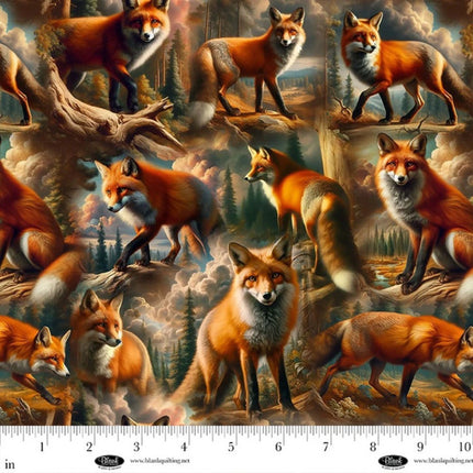 Wilderness Song Fox Amber Cotton Fabric