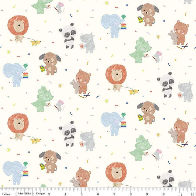Pillowcase - New Box of Crayons Main Cloud Cotton