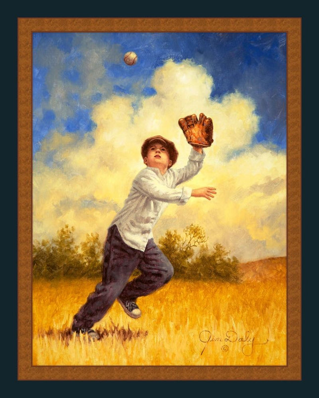 Can't Miss Baseball Cotton Panel