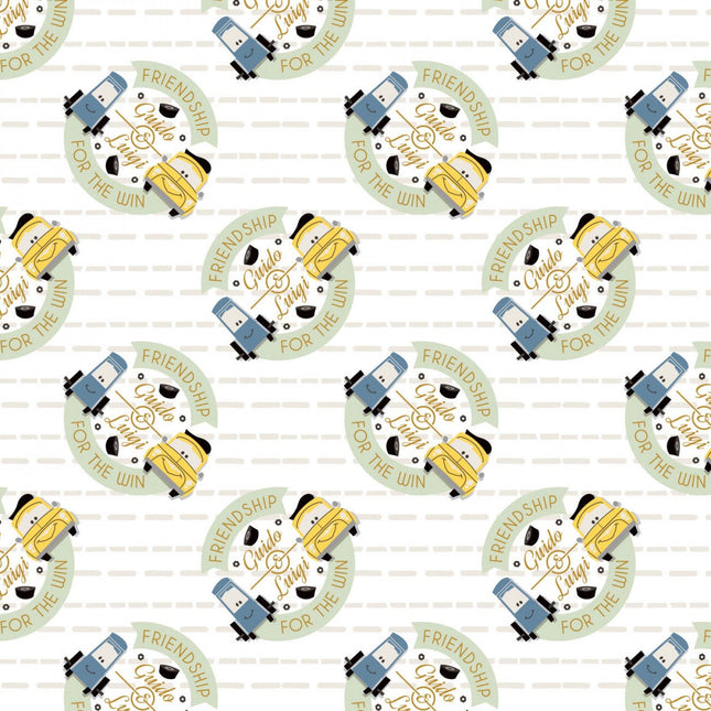 Pillowcase - CARS III Friendship Badge White Cotton