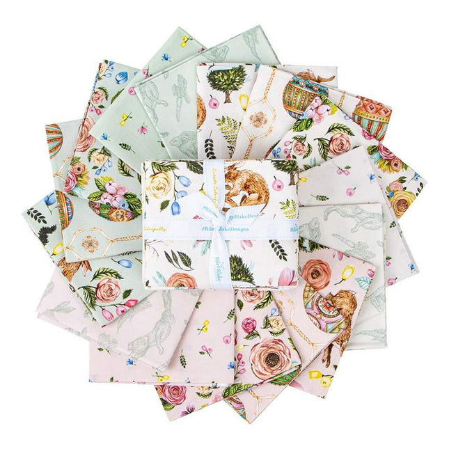 15 Fat Quarters - Assorted Sweet Spring Floral Fat Quarter Bundle