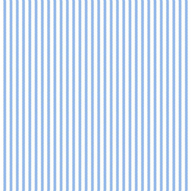 Stripe Blue Flannel Fabric