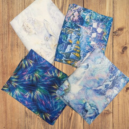 4 Fat Quarters -  Assorted Polar Journey Fat Quarter Bundle