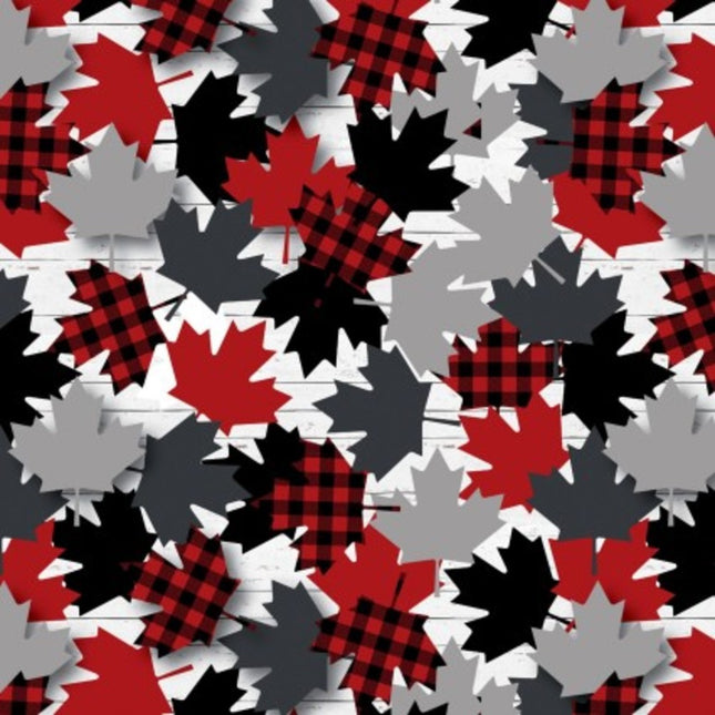 North of Ordinary Maple Leaves Cotton Fabric