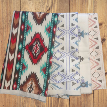 4 Half Yards -Assorted Southwestern Flannel Half Yard Bundle