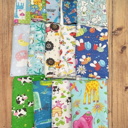 Oasis Flannel Flat Fold Assortment 40 Yard Bundle Flannel Fabric