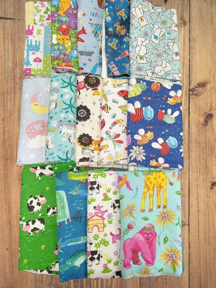 Oasis Flannel Flat Fold Assortment 40 Yard Bundle Flannel Fabric