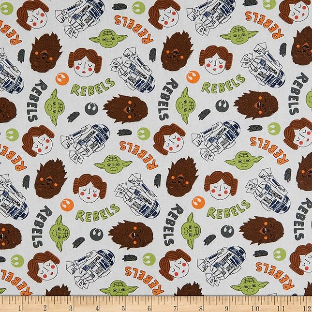 Star Wars Become a Rebel Cotton Fabric