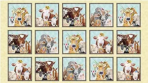 Handmade Tapestry "Happy Farm Cream”
