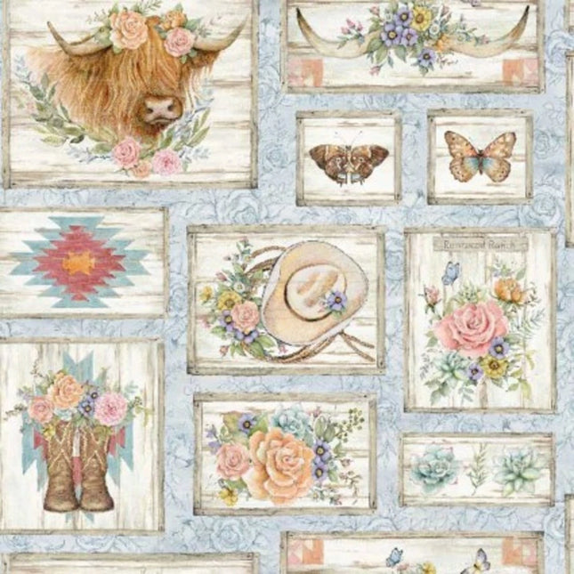 Highland Ranch Ranch Patch Cotton Fabric