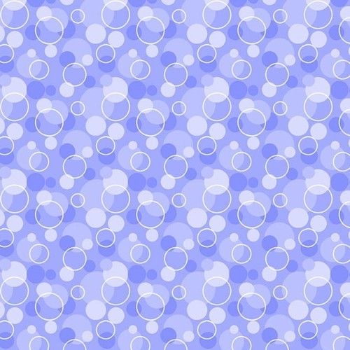 Periwinkle Bubbles Flannel Fabric