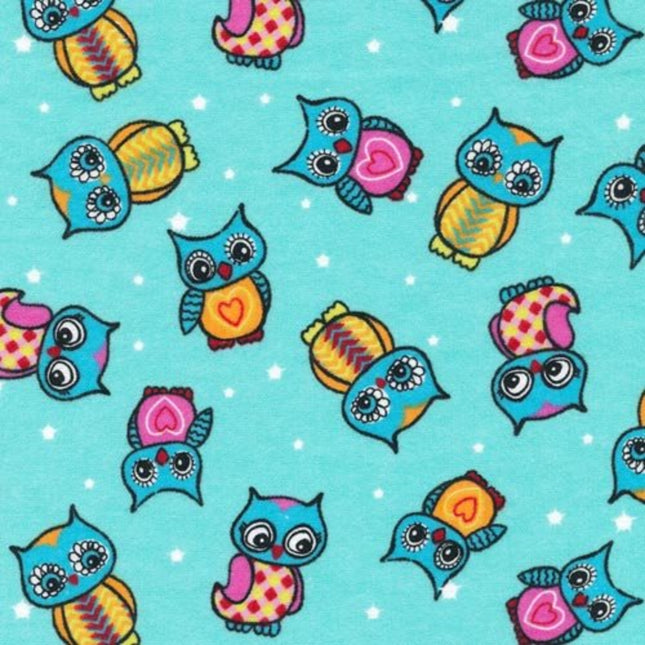Pillowcase - Fluffy Flannel Owls