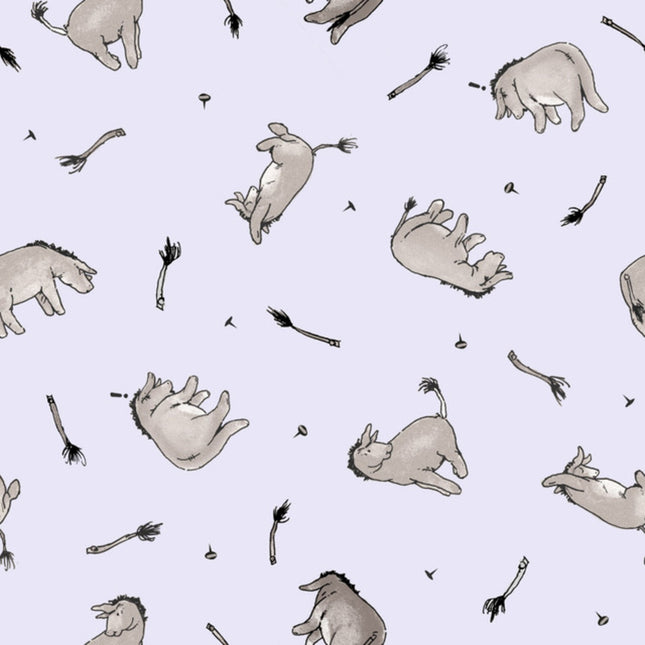 Classic Winnie Donkeys Cotton Fabric