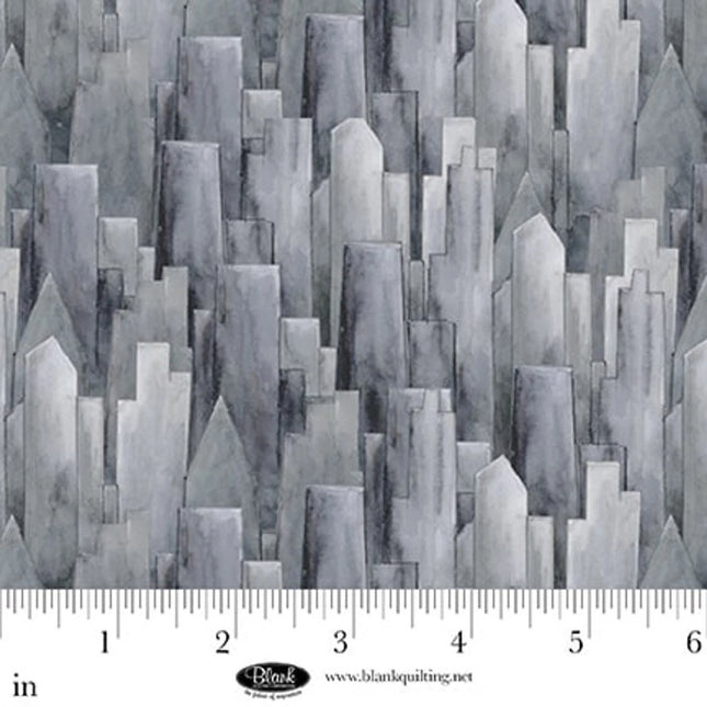 Let's Get Building City Skyscrapers Cotton Fabric