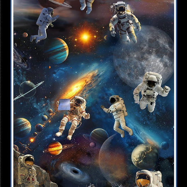 Space Cadet Cotton 24" Panel Fabric
