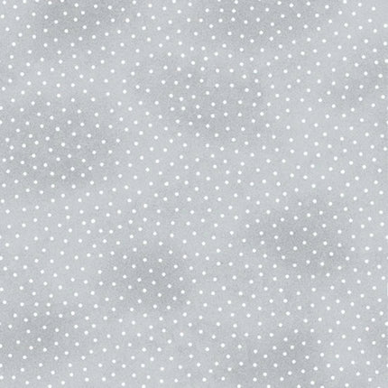 Pin Dot Gray Flannel Fabric