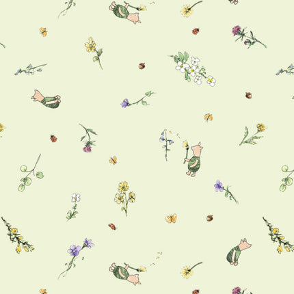 Classic Winnie Piglets Cotton Fabric