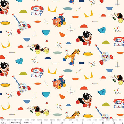 Pop 'n Play Main Le Creme Cotton Fabric