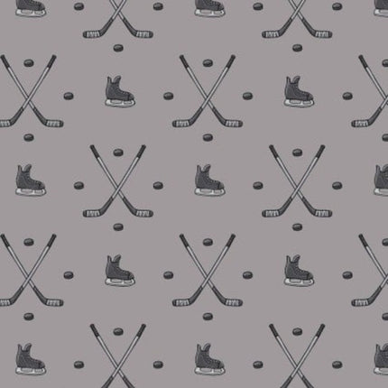 North of Ordinary Hockey Anthem Cotton Fabric
