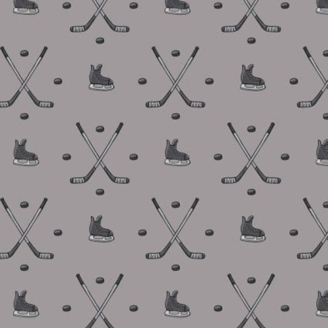 North of Ordinary Hockey Anthem Cotton Fabric