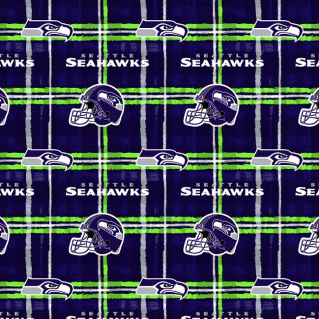 Seattle Seahawks NFL Flannel Fabric