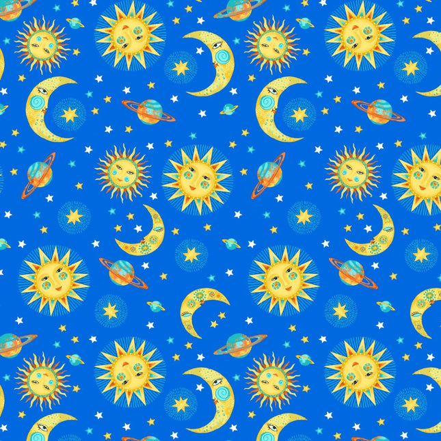 Celestial Comfy Flannel Fabric