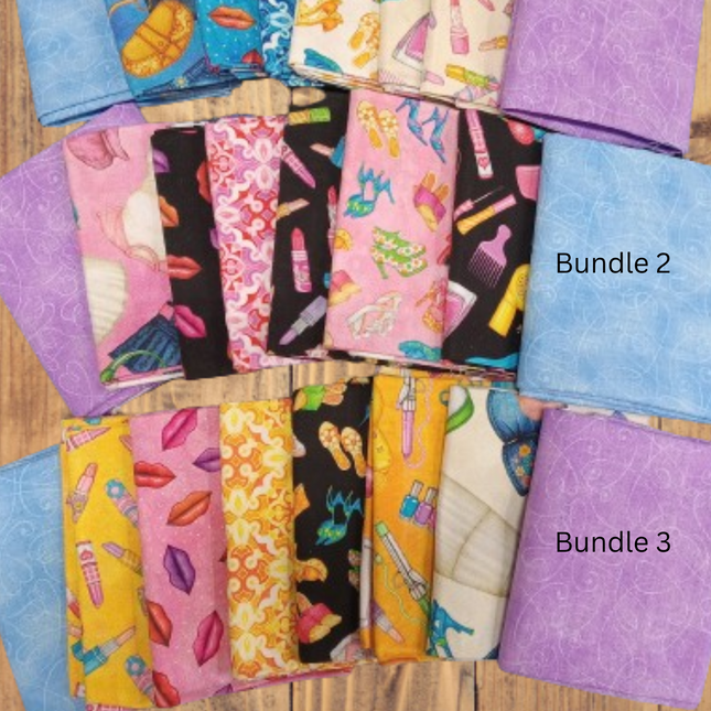 10 Fat Quarters -  Assorted All Dolled Up Fat Quarter Bundle