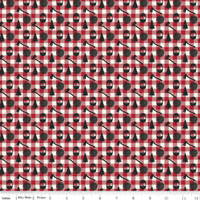 Handmade Placemat Or Table Runner Woodsman Lumberjack Plaid Red