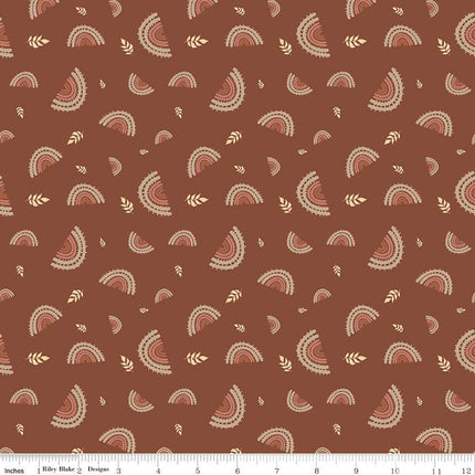 Handmade Placemat Or Table Runner 'Round the Mountain Railroad Rust