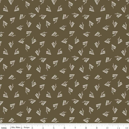 Handmade Placemat Or Table Runner 'Round the Mountain All Aboard Brown