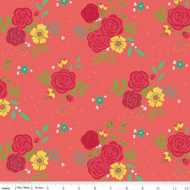 Handmade Placemat Or Table Runner Market Street Main Tea Rose