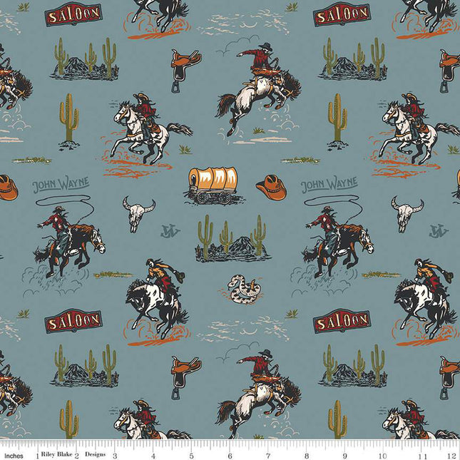 Handmade Placemat Or Table Runner John Wayne Courage Main Storm