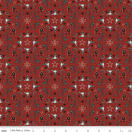Handmade Placemat Or Table Runner John Wayne Courage Bandanna Barn Red