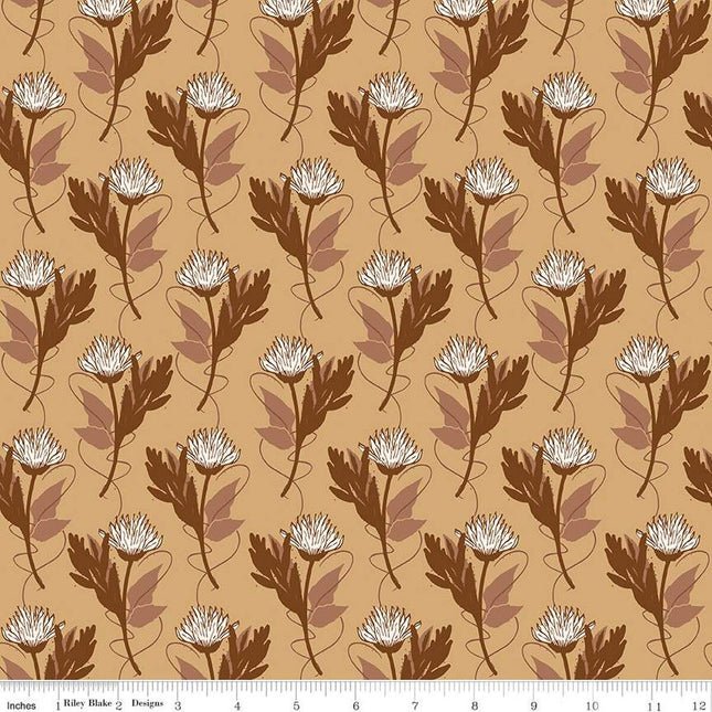 Dancing Daisies Main Sunrise Cotton Fabric