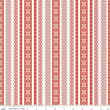 Ski Hill Sweater White Cotton Fabric