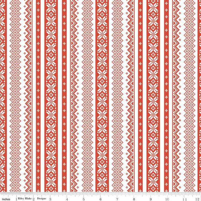 Ski Hill Sweater White Cotton Fabric