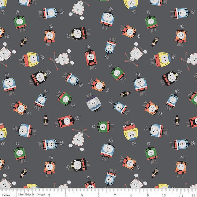 Thomas & Friends™ Sodor Railway Toss Cotton Fabric