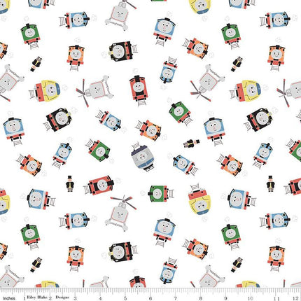 Thomas & Friends™ Sodor Railway Toss Cotton Fabric