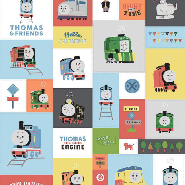 Thomas & Friends™ Sodor Railway Cheater Print Cotton Fabric