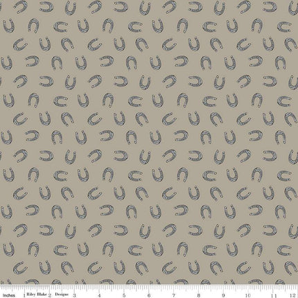 Handmade Placemat Or Table Runner Cowboys Horseshoes Khaki