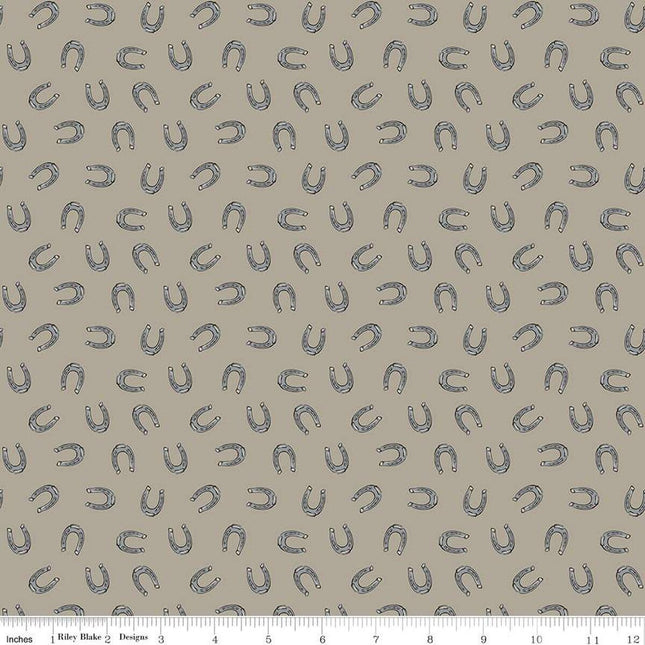 Handmade Placemat Or Table Runner Cowboys Horseshoes Khaki