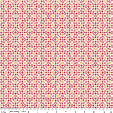 Piece & Plenty Plaid Berry Cotton Fabric