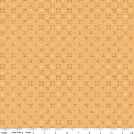 Piece & Plenty Stitching Marigold Cotton Fabric