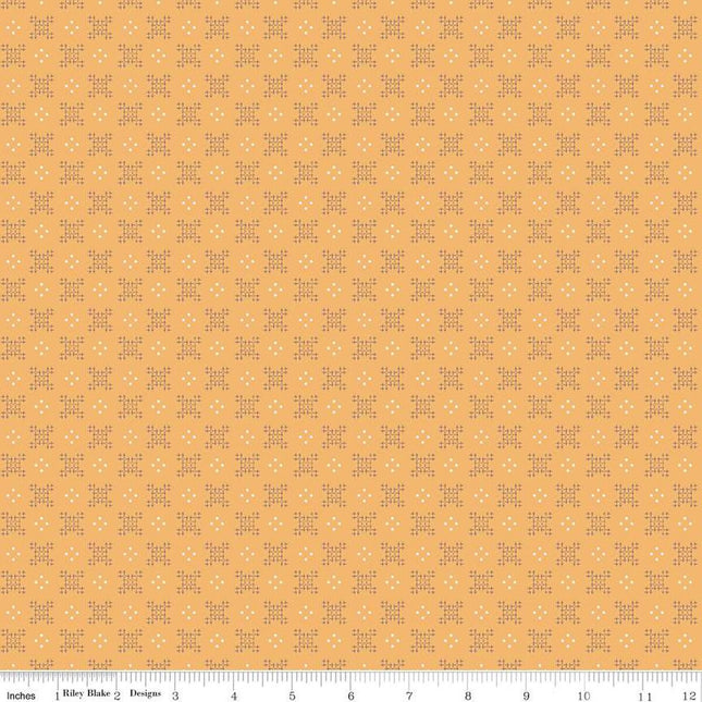 Piece & Plenty Stitching Marigold Cotton Fabric