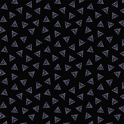 Harry Potter Black Diamond Cotton Fabric - 1 Yard Precut