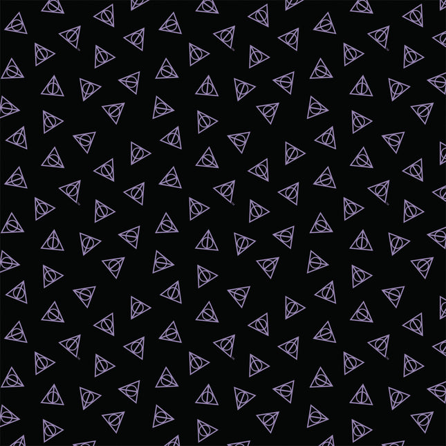 Harry Potter Black Diamond Cotton Fabric - 1 Yard Precut