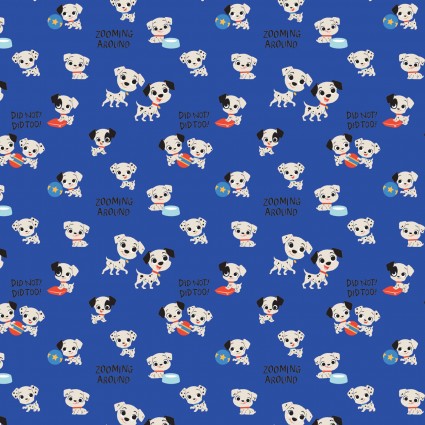 101 Dalmatians - The Day of the Little World Cotton Fabric