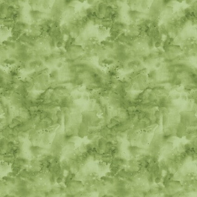 Farm Life Watercolor Olive Fabric