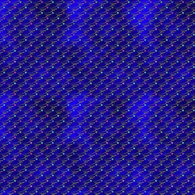 Cosmos Galaxy Tiny Floral w/Metallic Cotton Fabric